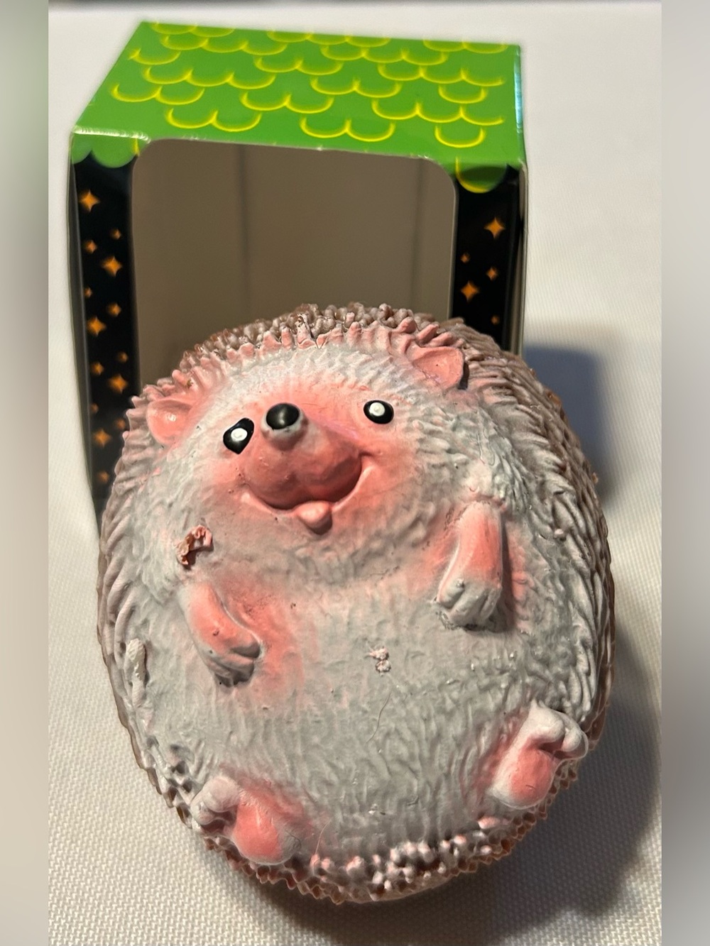Cute Pink Hedgehog Squishy Toy